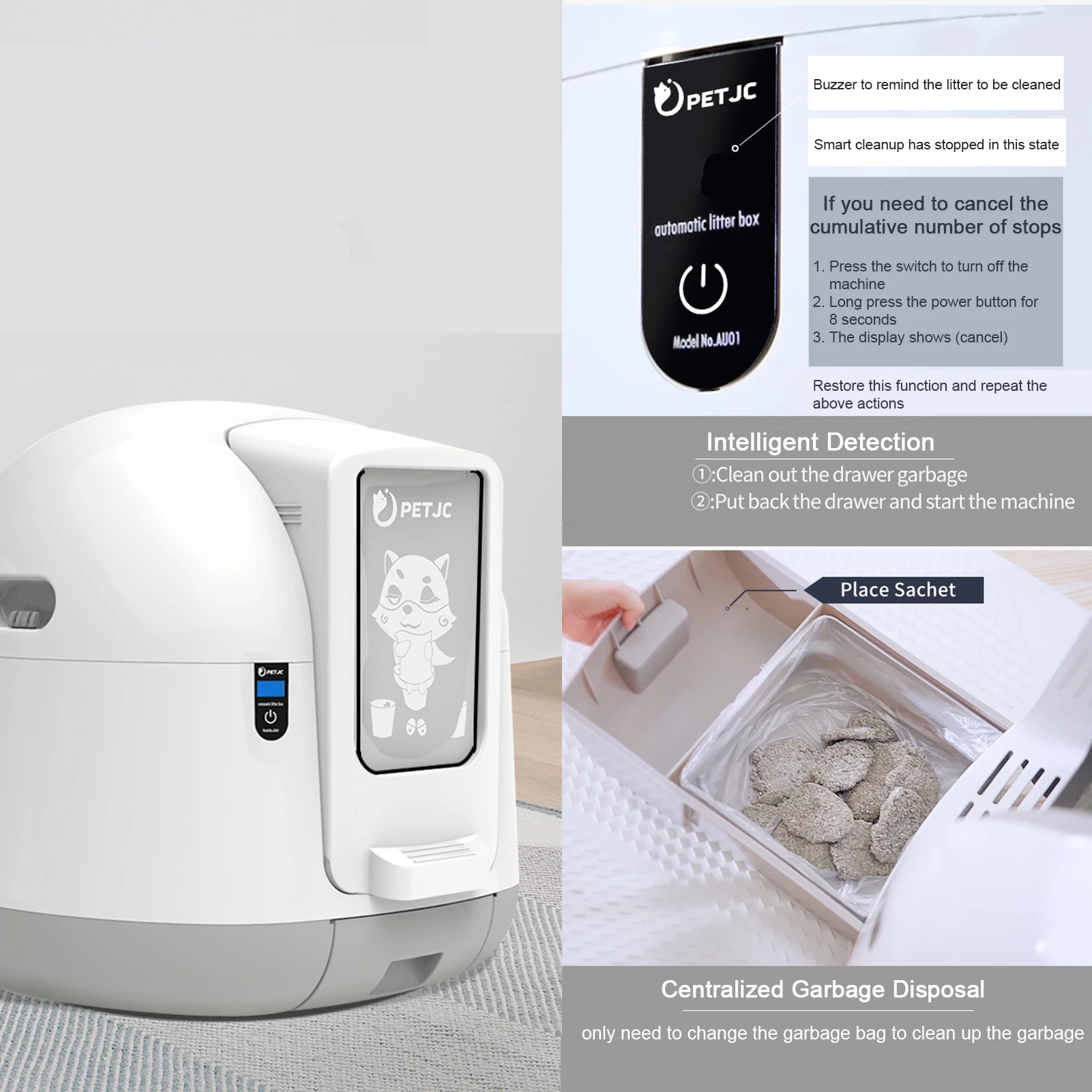 APP Intelligent Self Cleaning Cat Sand Toilet Pet Liiter Bedpan Automatic Cat Litter Box Self Cleaning Caja De Arena Para Gatos · v6